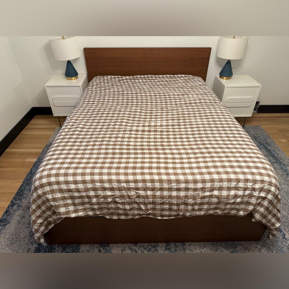 Serena and Lily Set Hyannis Linen Duvet Cover Queen